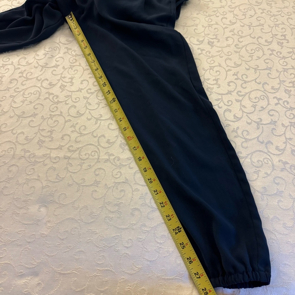 CAbi Navy Elastic Waist Sleeveless Jumpsuit - Picture 13 of 16